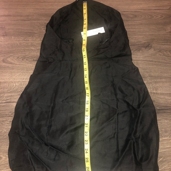 Revolve Capulet Halter Button Black Dress Linen XS - Picture 6 of 7